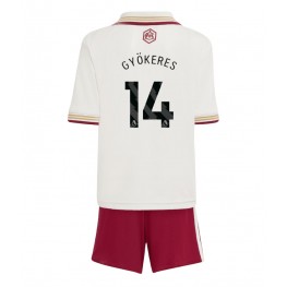 Arsenal Viktor Gyokeres #14 Derde tenue Kids 2025-26 Korte Mouw (+ Korte broeken)